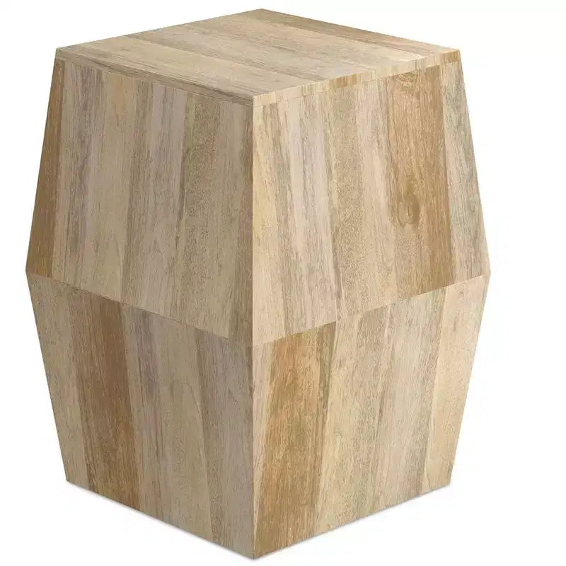 Table d'appoint en bois de manguier massif