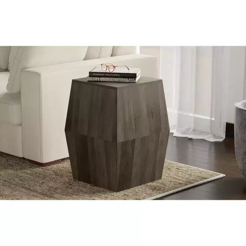 Table d'appoint en bois de manguier massif