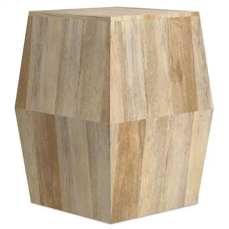 Table d'appoint en bois de manguier massif