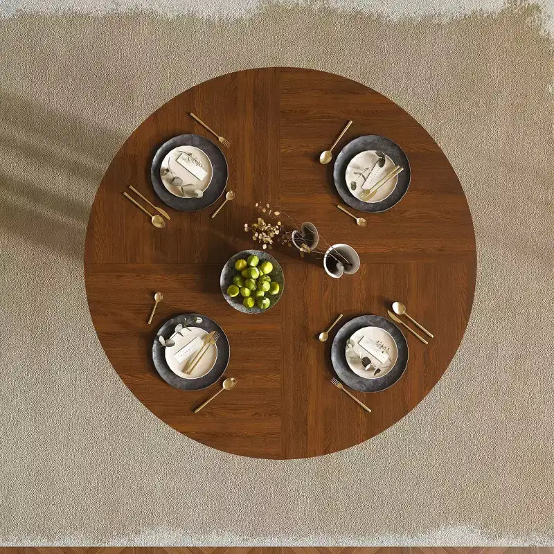 Table à manger de ferme ronde