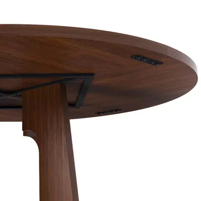 Table à manger de ferme ronde