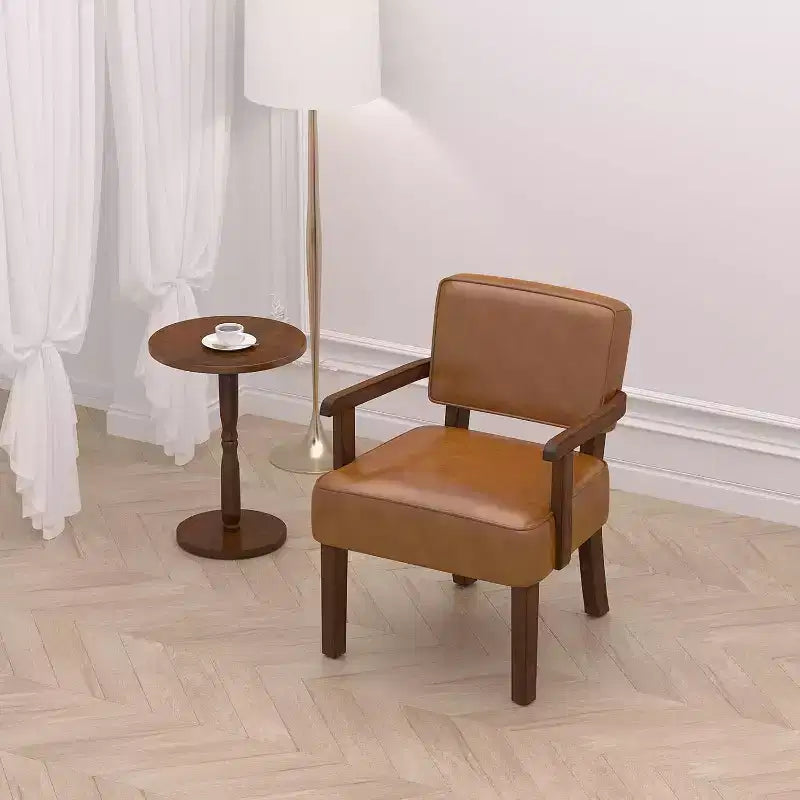 Fauteuil d'appoint en cuir