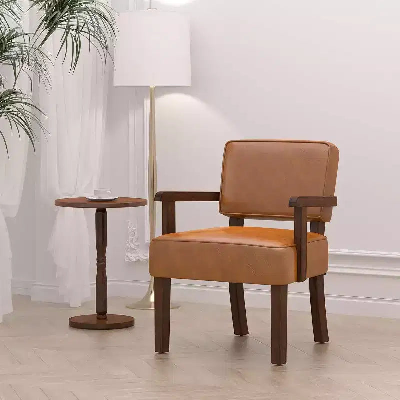Fauteuil d'appoint en cuir