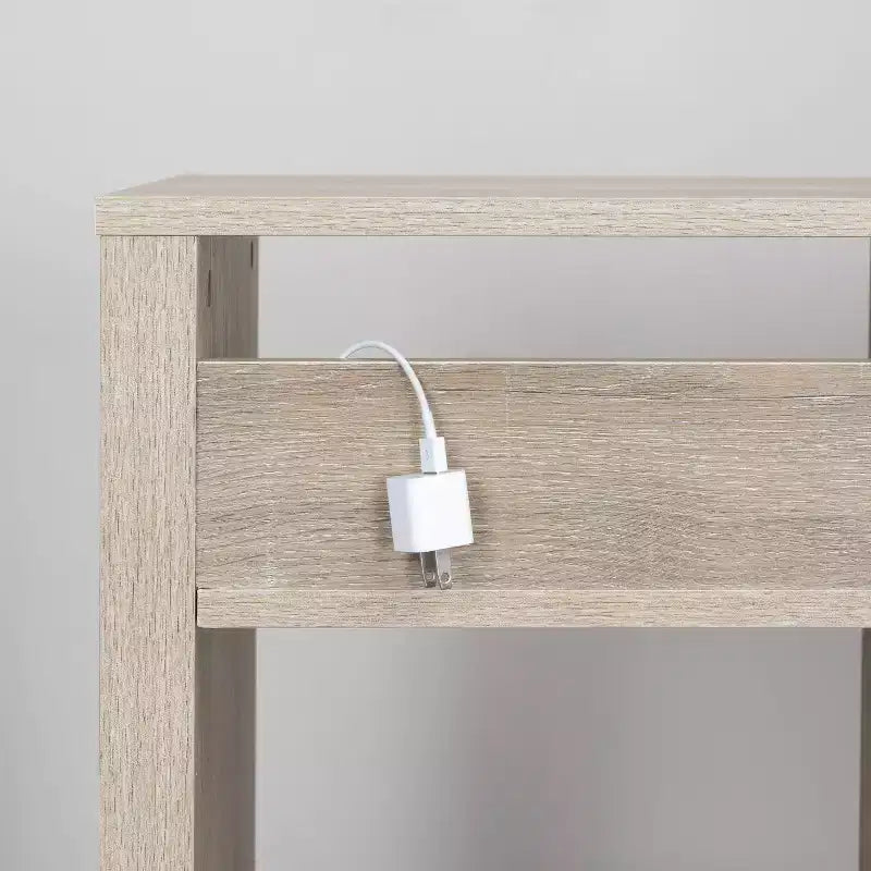 Compartiment de rangement carré pour table de chevet