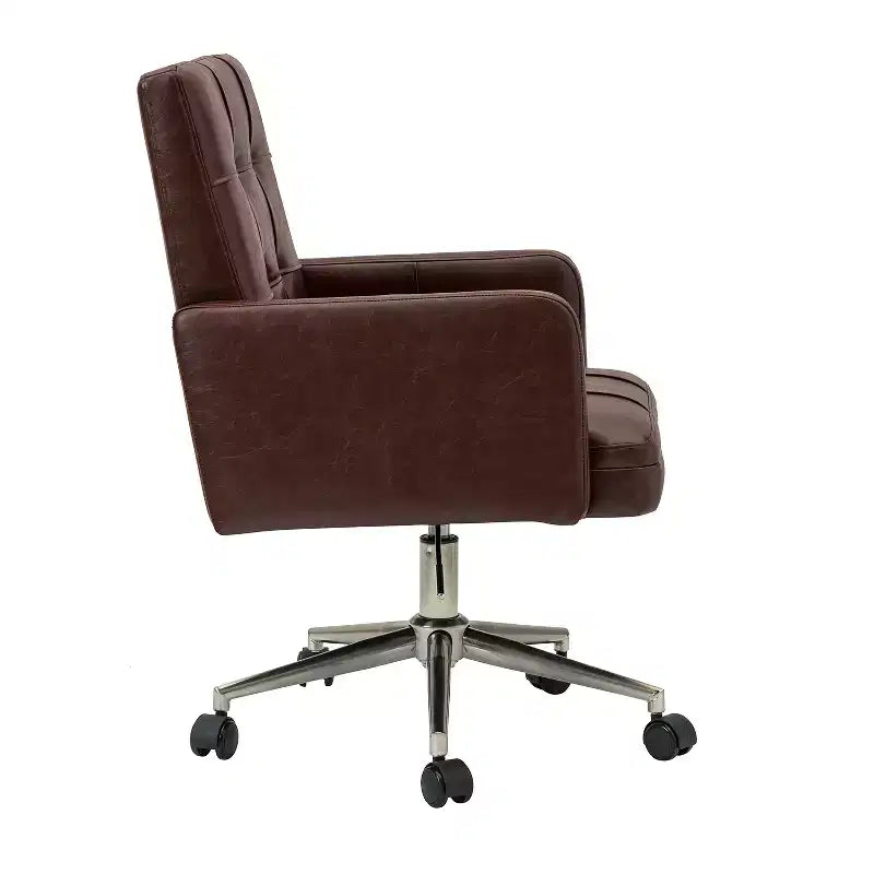 Fauteuil de bureau capitonné moderne