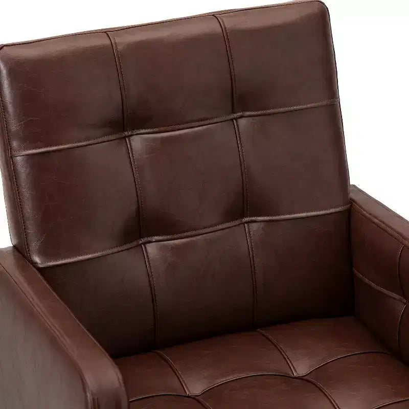 Fauteuil de bureau capitonné moderne