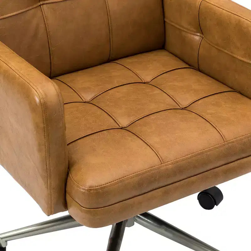 Fauteuil de bureau capitonné moderne