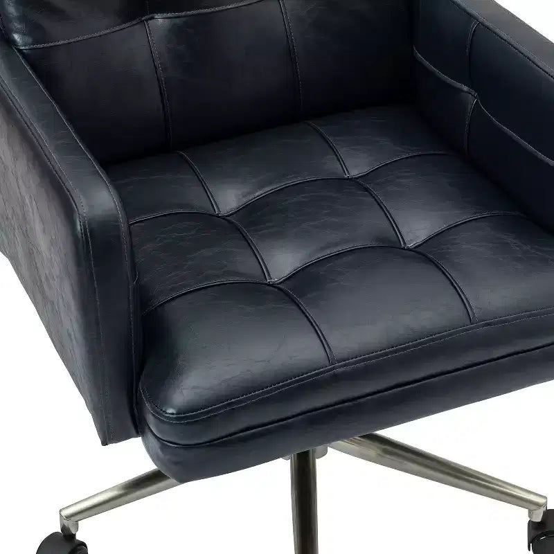 Fauteuil de bureau capitonné moderne
