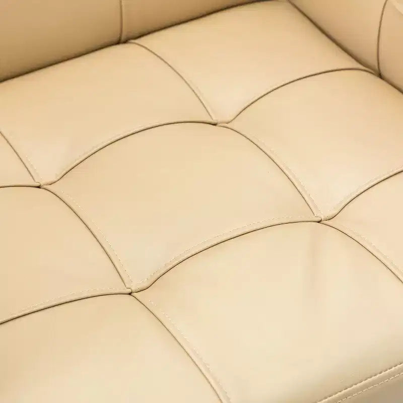 Fauteuil de bureau capitonné moderne