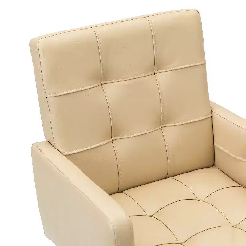 Fauteuil de bureau capitonné moderne