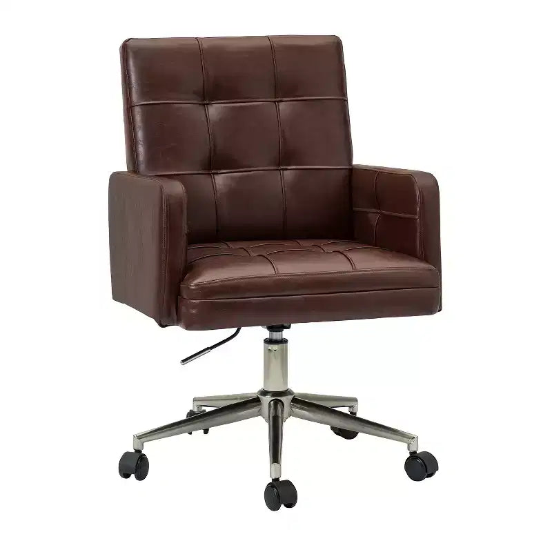 Fauteuil de bureau capitonné moderne