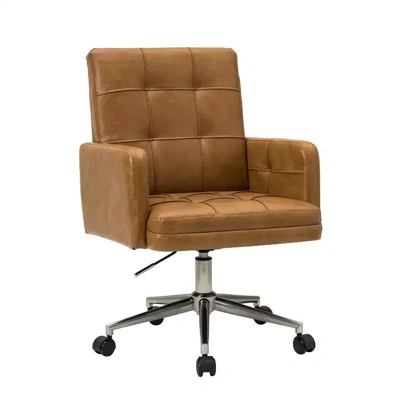 Fauteuil de bureau capitonné moderne