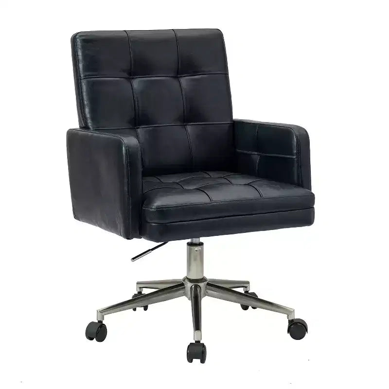 Fauteuil de bureau capitonné moderne