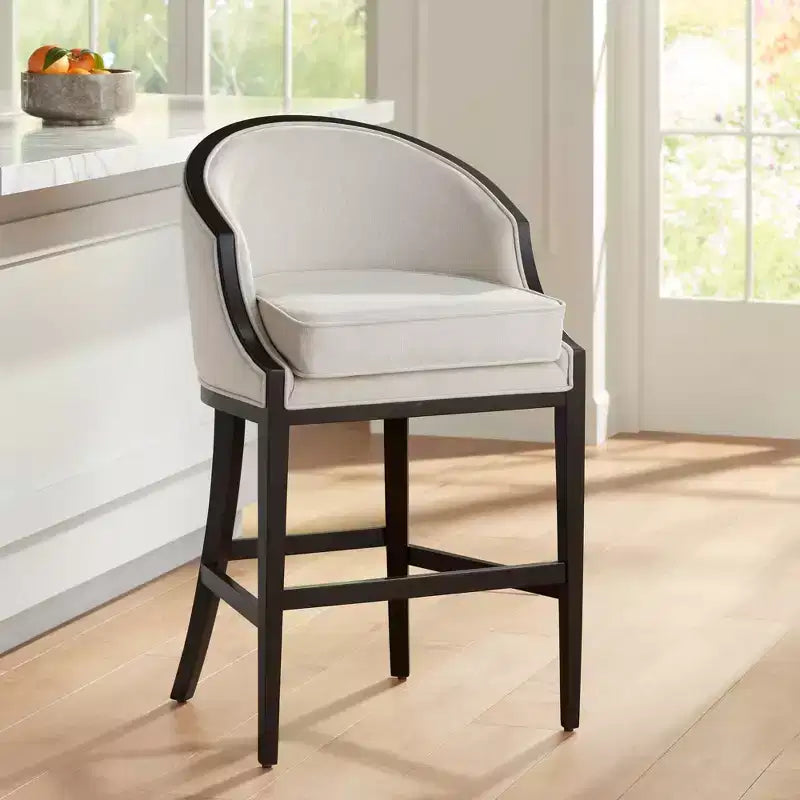 Tabouret de bar en bois marron