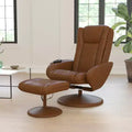 Fauteuil inclinable massant en peluche