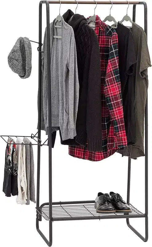 IRIS USA Multifunctional Metal Clothing Rack Garment Rack