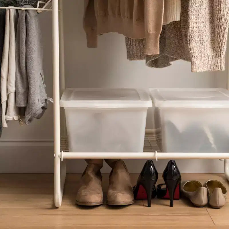 Portant à vêtements multifonctionnel en métal