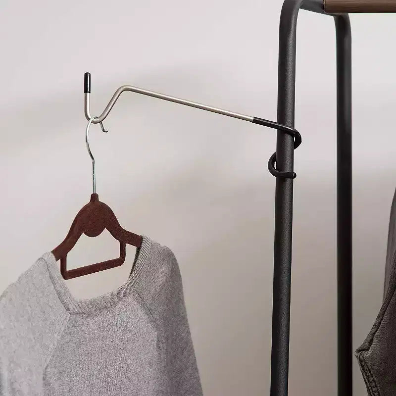 Portant à vêtements multifonctionnel en métal