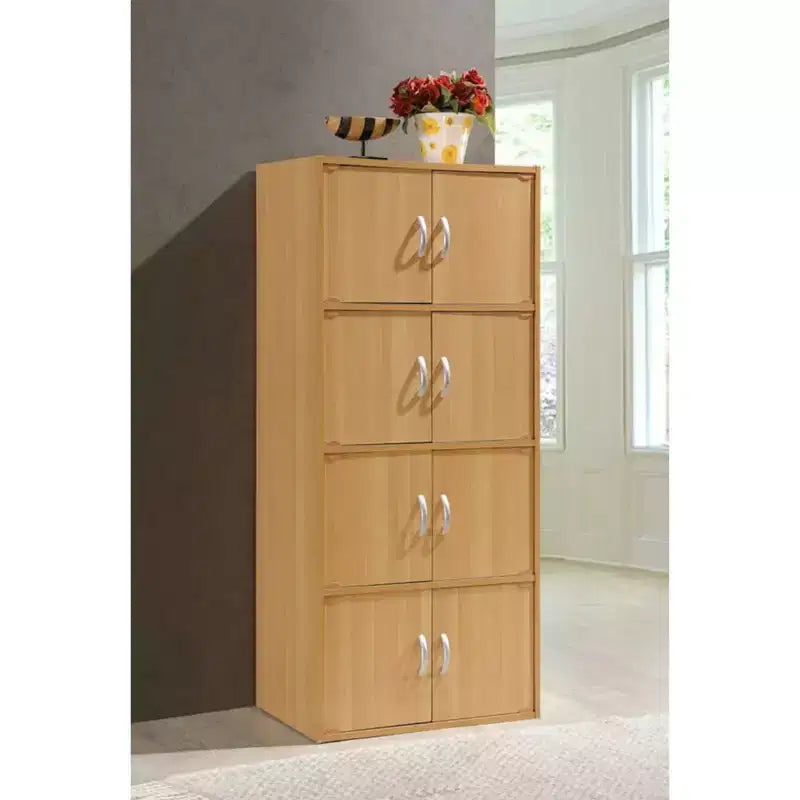 Armoire-bibliothèque de rangement à poser au sol