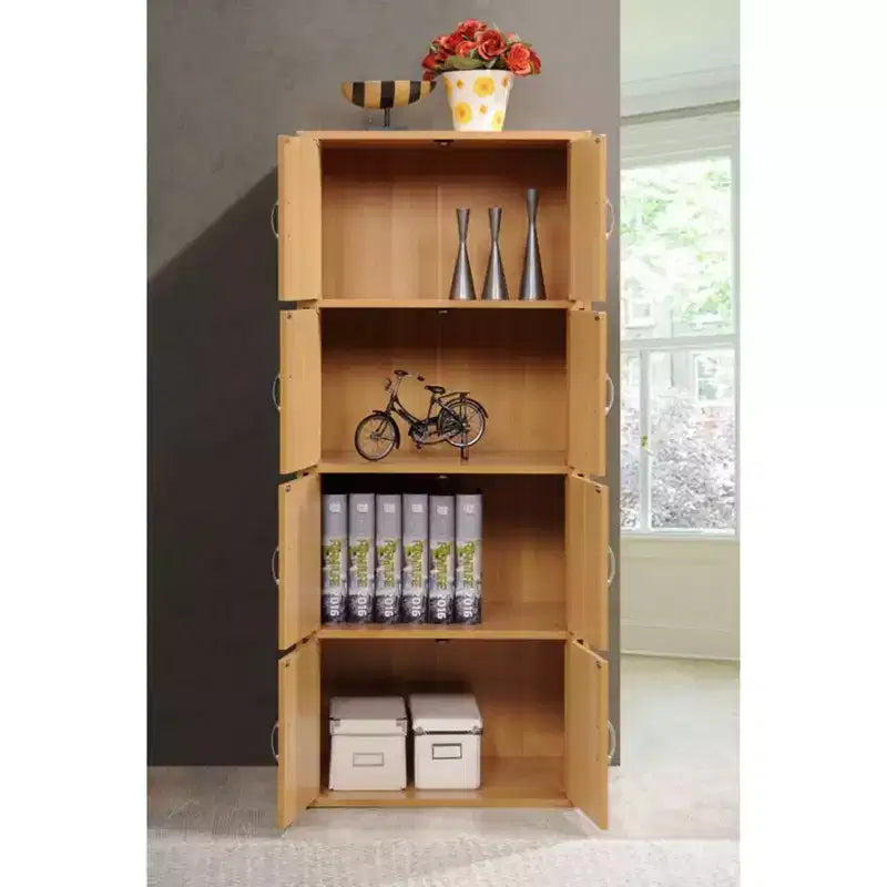 Armoire-bibliothèque de rangement à poser au sol