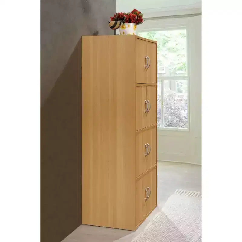 Armoire-bibliothèque de rangement à poser au sol