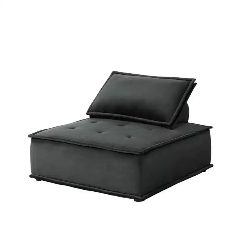 Fauteuil de salon en velours