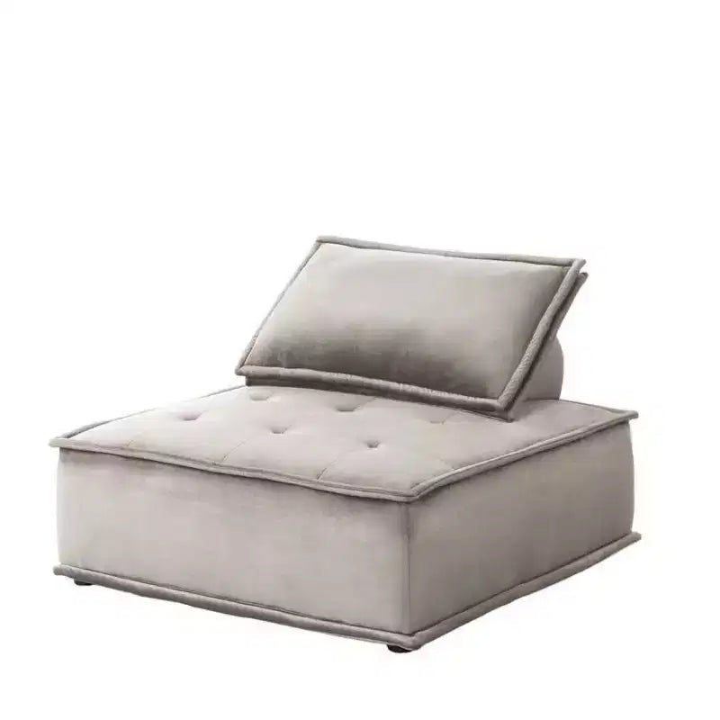 Fauteuil de salon en velours
